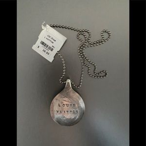 Fashionable Fun Hammered Silver Pendant